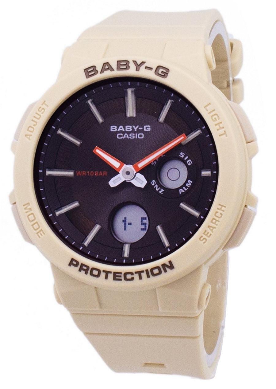 Casio Baby-g Bga-255-5a Bga255-5a Neon Illuminator Analog Digital Women's Watch