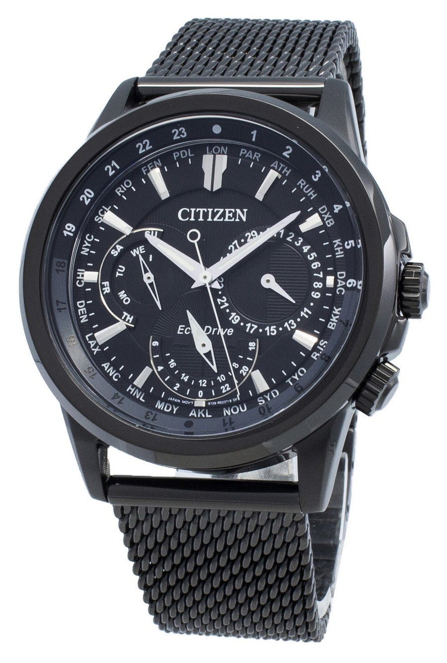 Citizen Calendrier Eco-drive Bu2025-76e Chronograph World Time Men's Watch