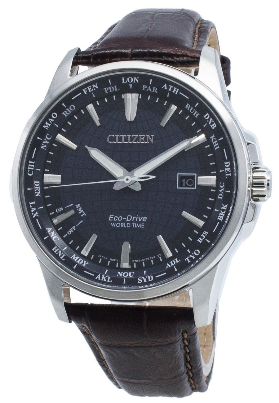 Citizen Perpetual Bx1001-11l Eco-drive World Time Men's Watch