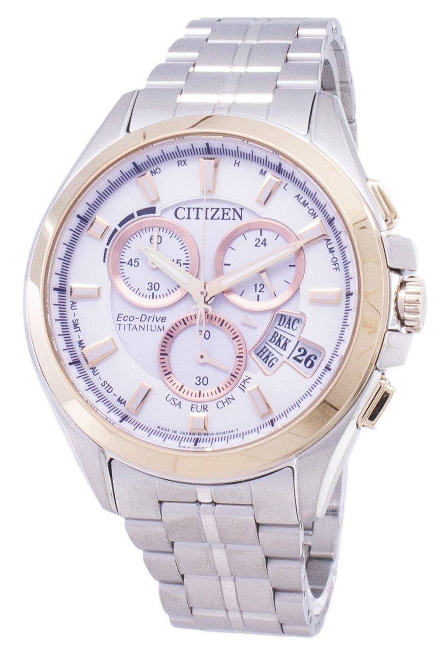 Citizen Eco-drive By0054-57a Titanium Radio Controlled Power Reserve Men's Watch