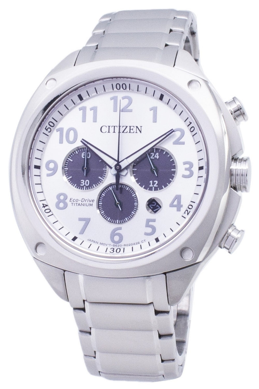 Citizen Eco-drive Ca4310-54a Titanium Chronograph Analog Men's Watch