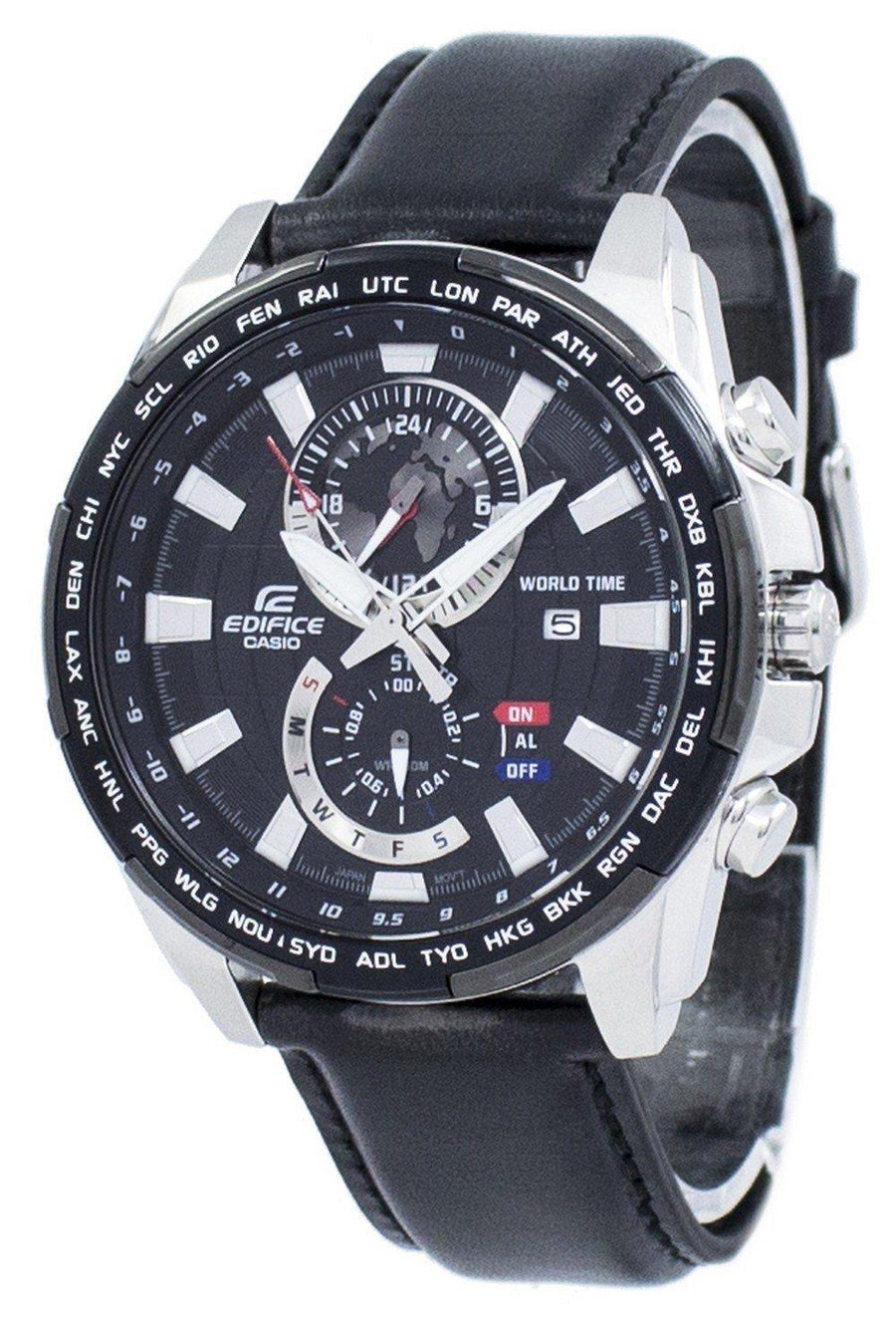 Casio Edifice World Time Quartz Efr-550l-1av Efr550l-1av Men's Watch