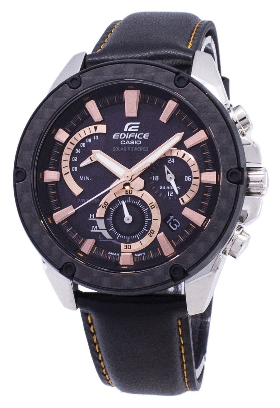 Casio Edifice Eqs-910l-1av Solar Chronograph Men's Watch