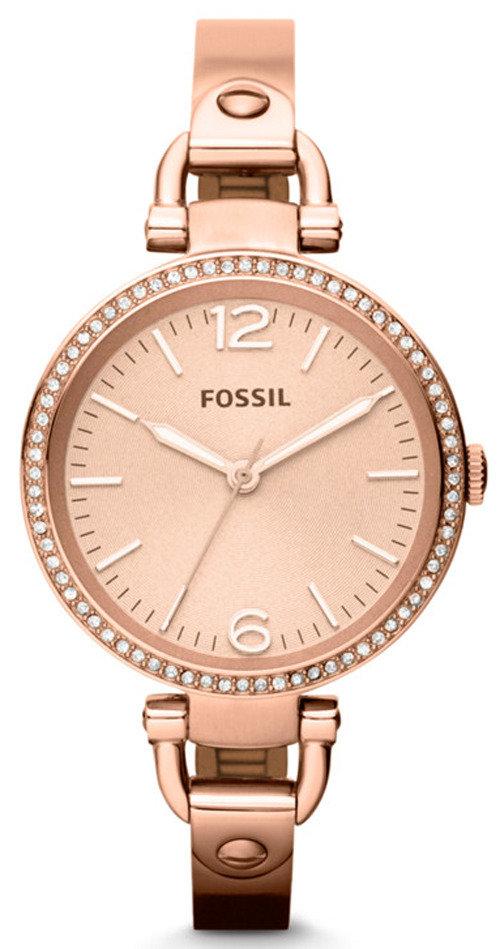 Fossil Georgia Glitz Bangle Crystal Es3226 Women's Watch