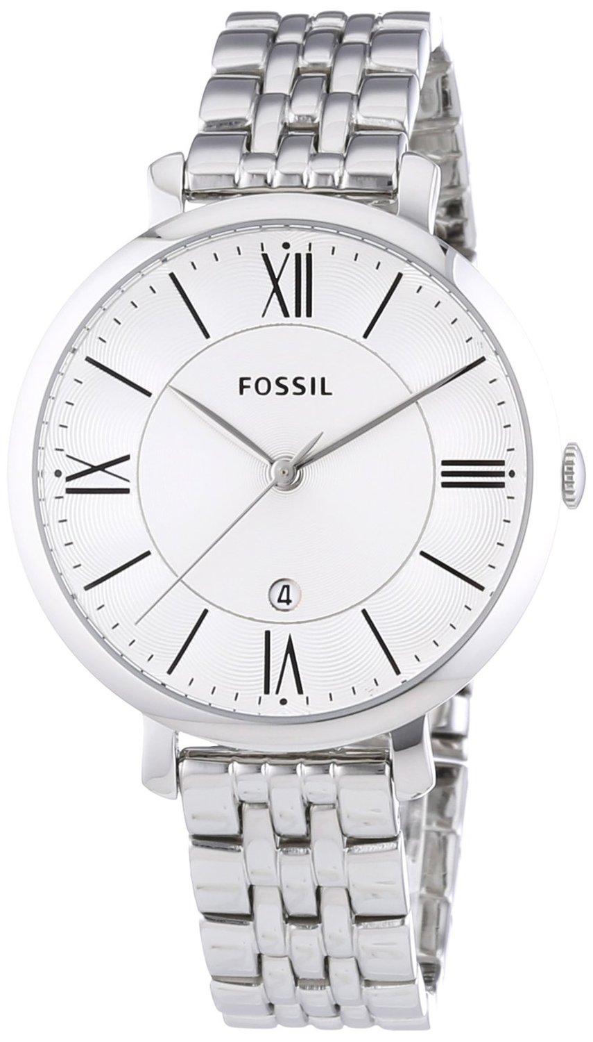 Fossil Jacqueline Silver Dial Stainless Steel Es3433 Women's Watch