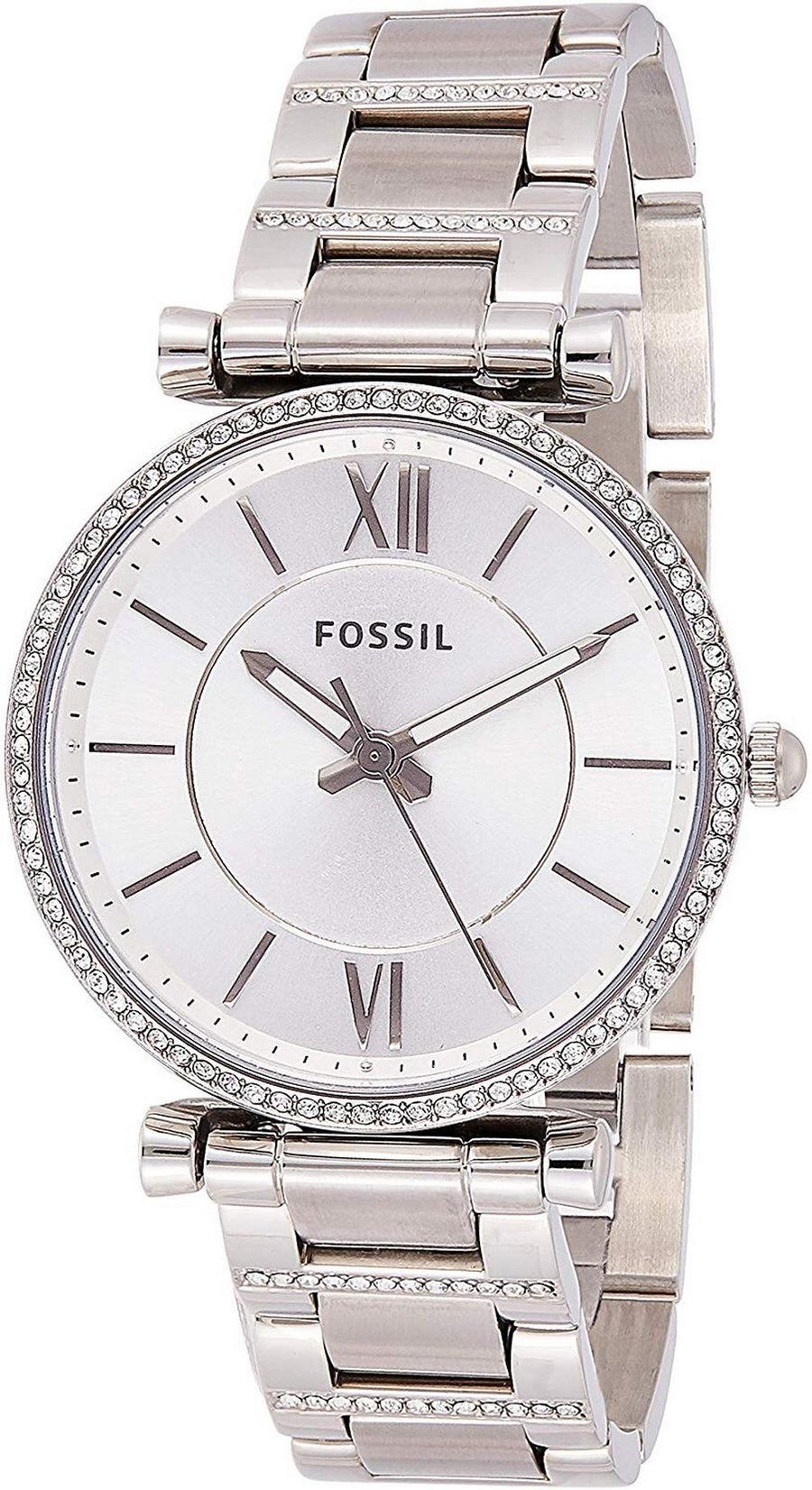 Fossil Carlie Es4341 Diamond Accents Quartz Women's Watch