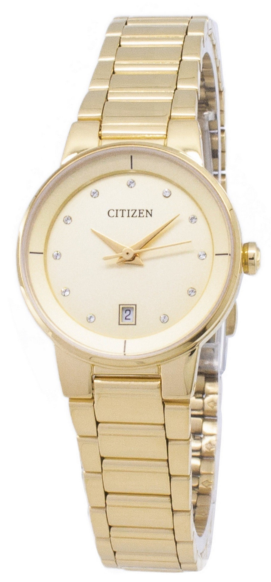 Citizen Quartz Eu6012-58p Diamond Accents Analog Women's Watch