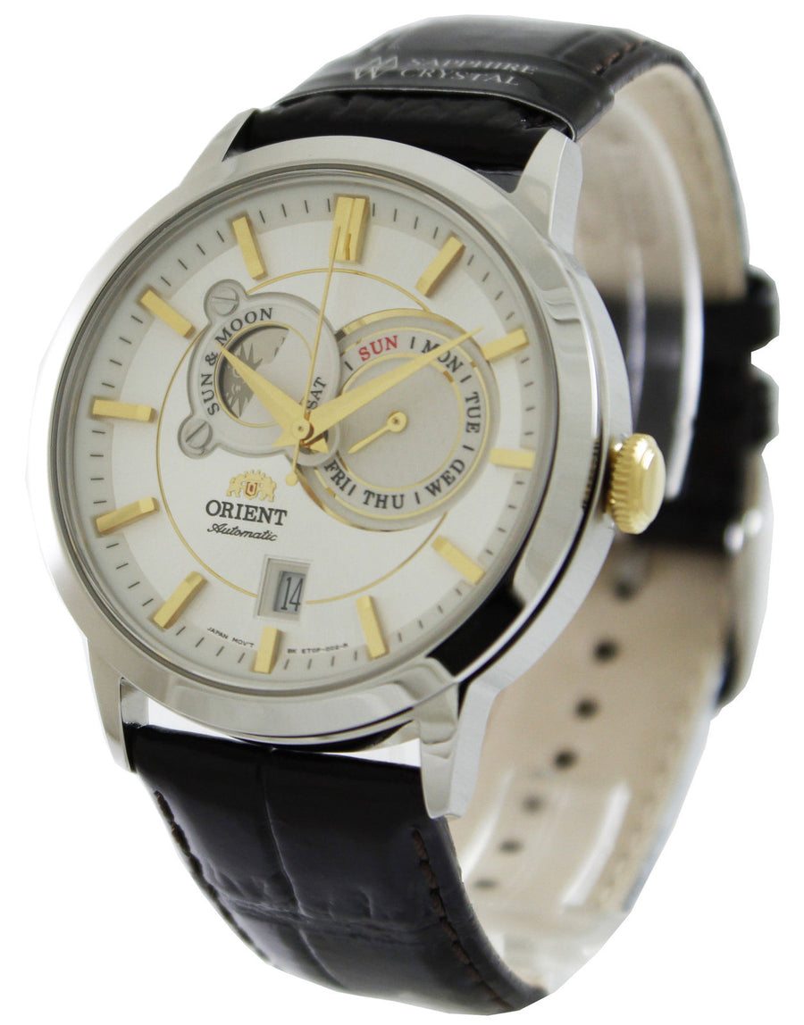 Orient Automatic Classic Sun And Moon Phase Fet0p004w0 Men's Watch