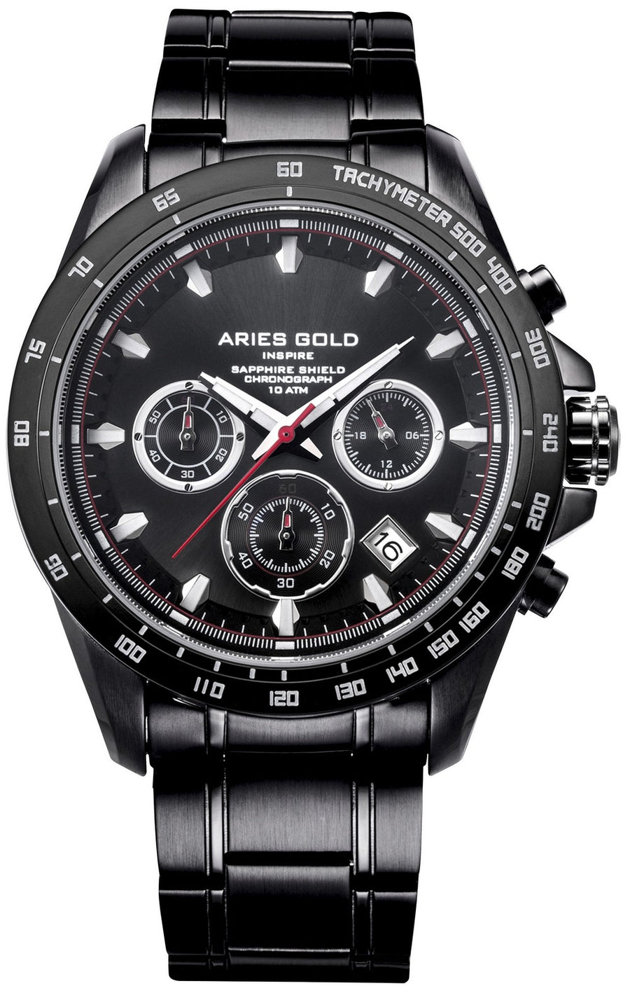 Aries Gold Inspire Drifter Chronograph Quartz G 7001 Bk-bk Men's Watch