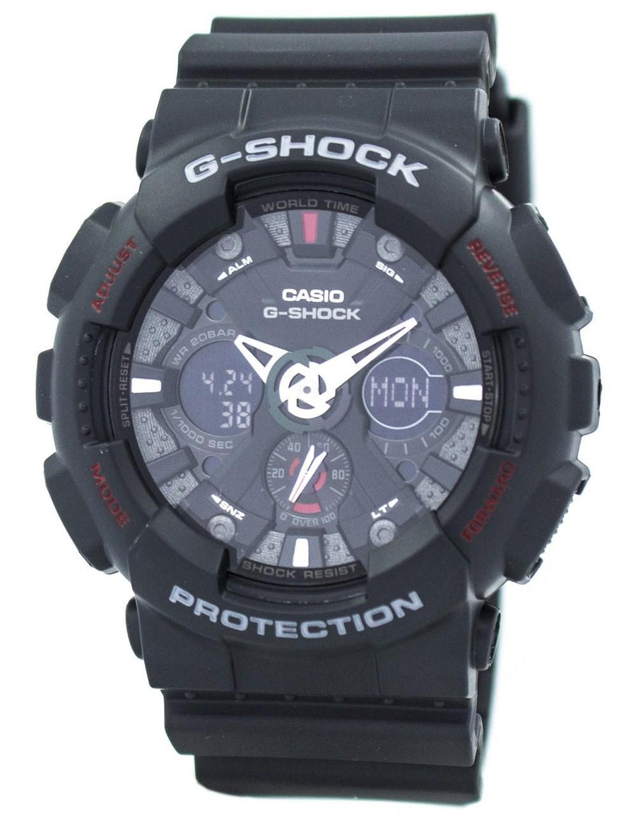 Casio G-shock Ga-120-1a Ga120-1a Black Analog Digital Men's Watch