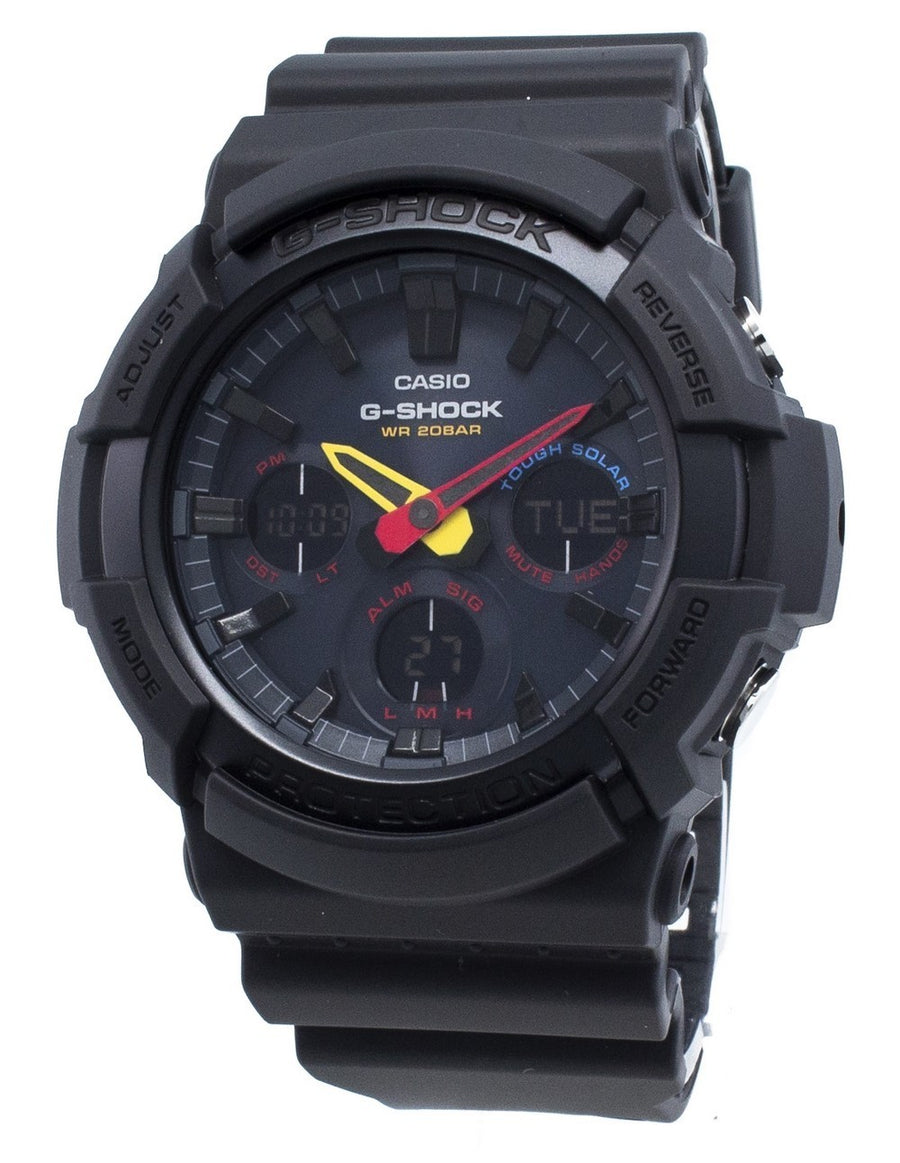 Casio G-shock Gas-100bmc-1a Gas100bmc-1a Power Reserve Solar Men's Watch