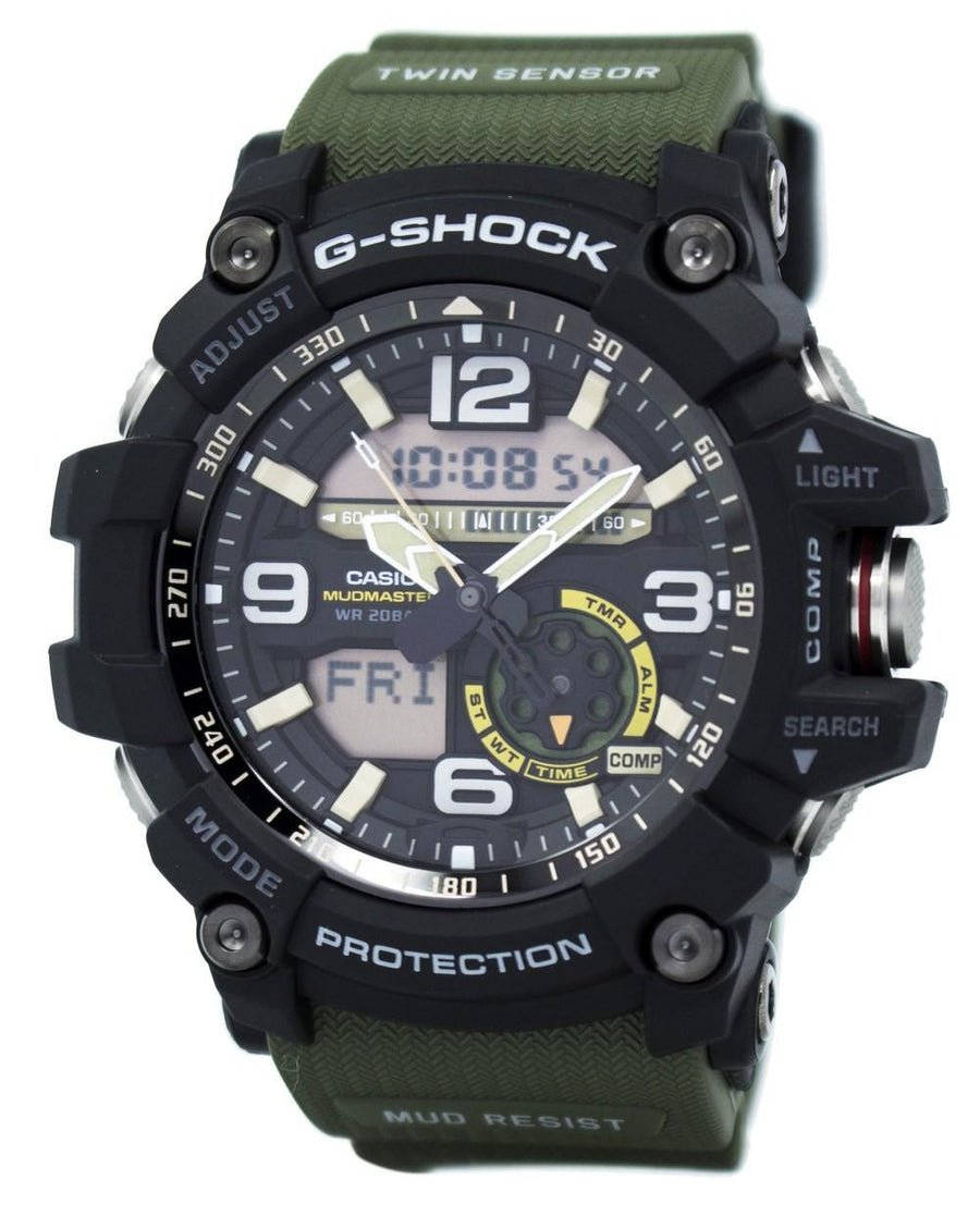 Casio G-shock Mudmaster Analog Digital Twin Sensor Gg-1000-1a3 Gg1000-1a3 Men's Watch