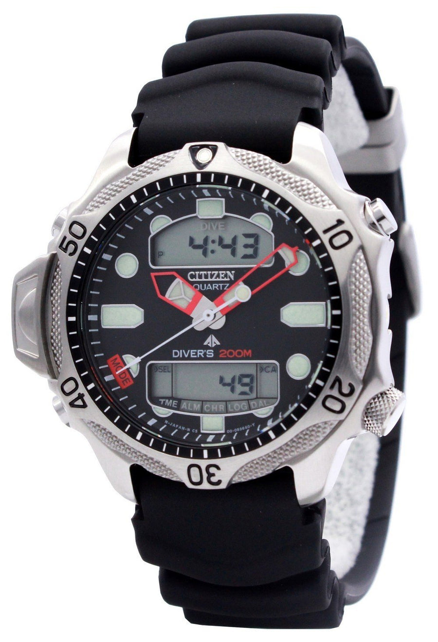 Citizen Aqualand Diver Depth Meter Promaster Jp1010-00e Jp1010 Men's Watch