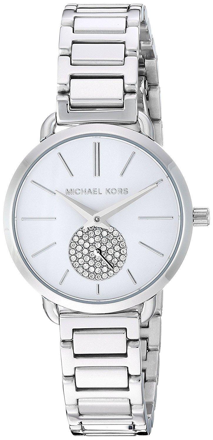 Michael Kors Petite Portia Quartz Diamond Accent Mk3837 Women's Watch