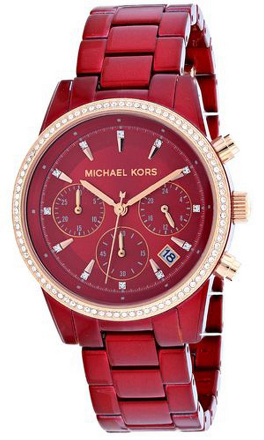 Michael Kors Ritz Mk6665 Diamond Accents Quartz Women's Watch