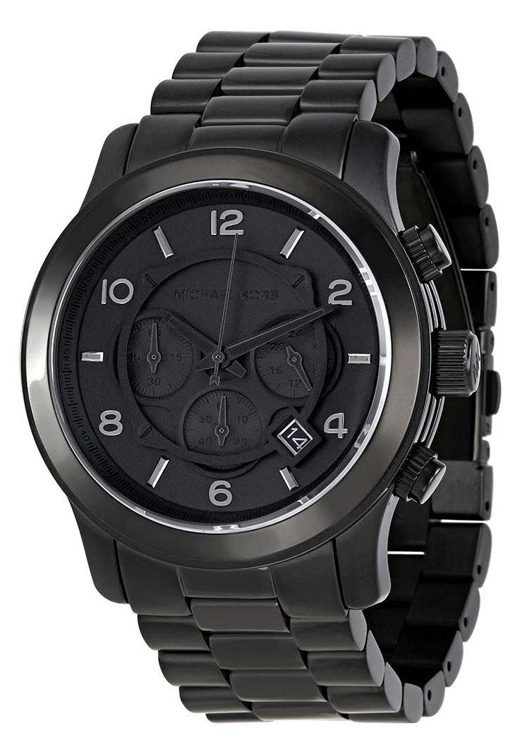 Michael Kors Blacked Out Runway Chronograph Mk8157 Men's Watch