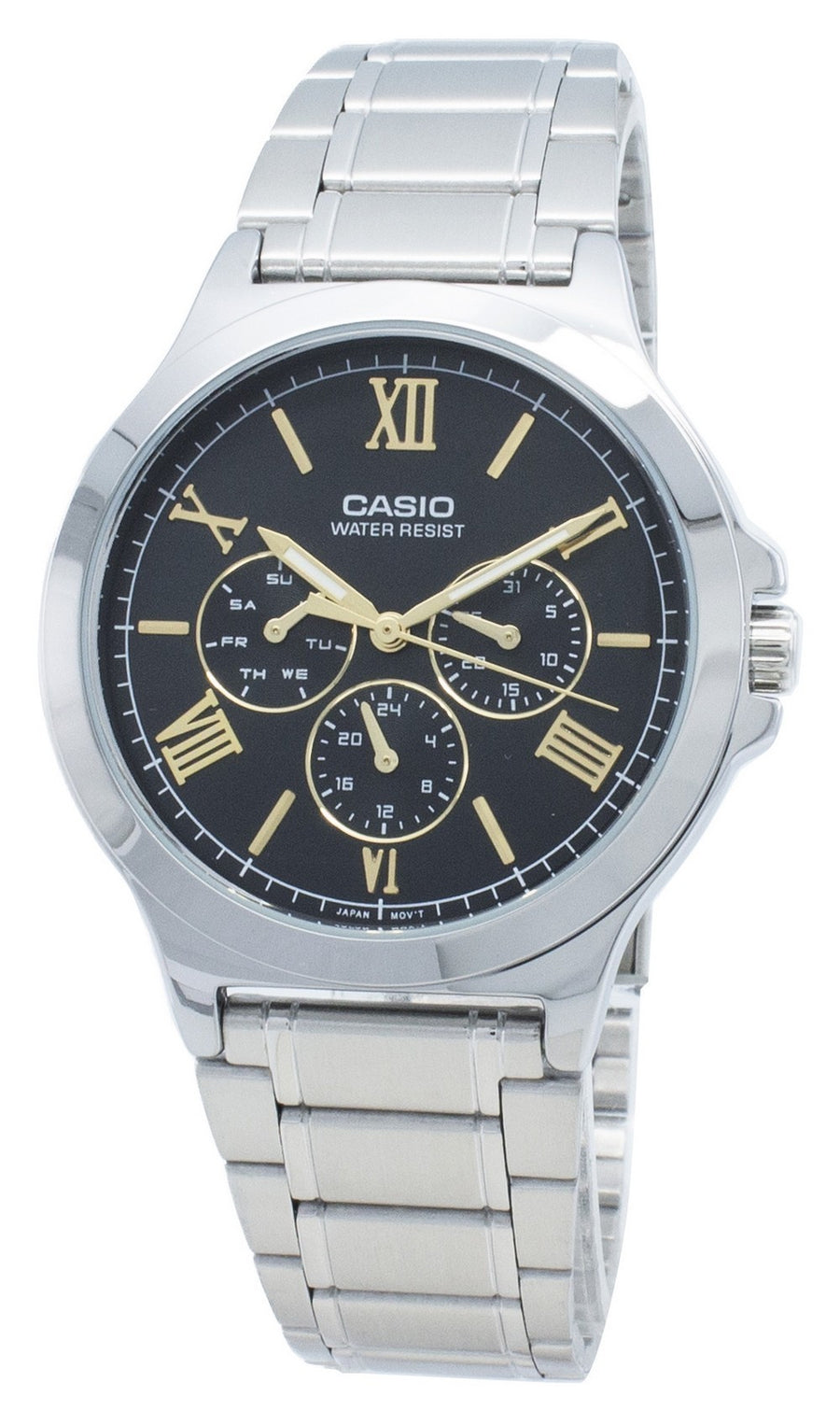 Casio Enticer Mtp-v300d-1a2  Mtpv300d-1a2 Chronograph Quartz Men's Watch