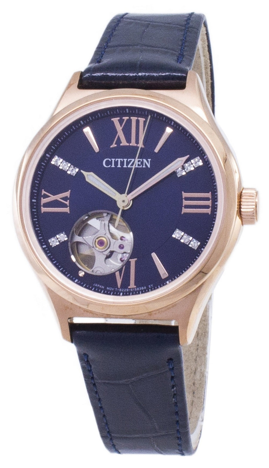 Citizen Automatic Pc1003-15l Diamond Accents Analog Women's Watch