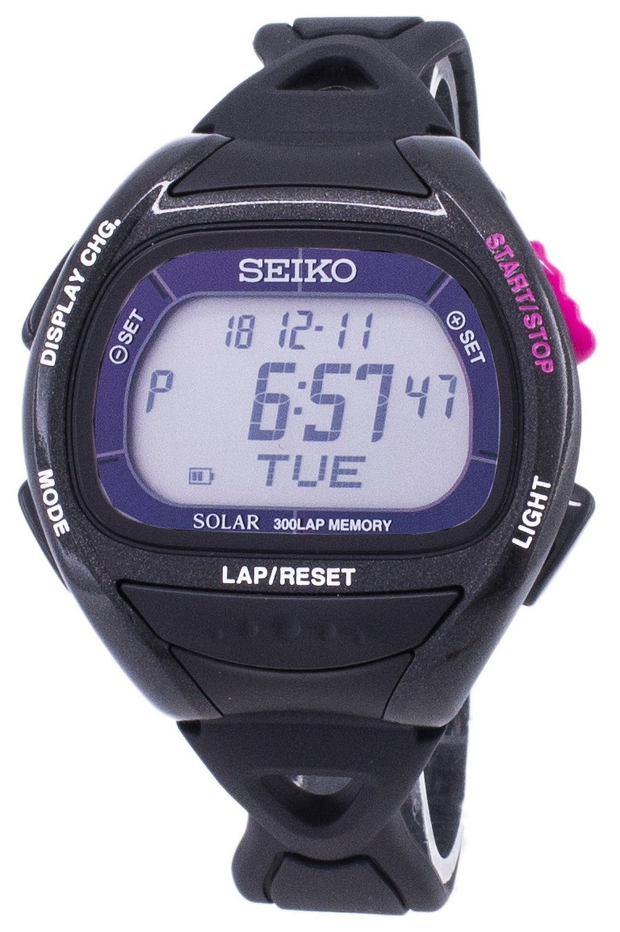 Seiko Prospex Sbef001 Super Runner Lap Memory Solar Men's Watch