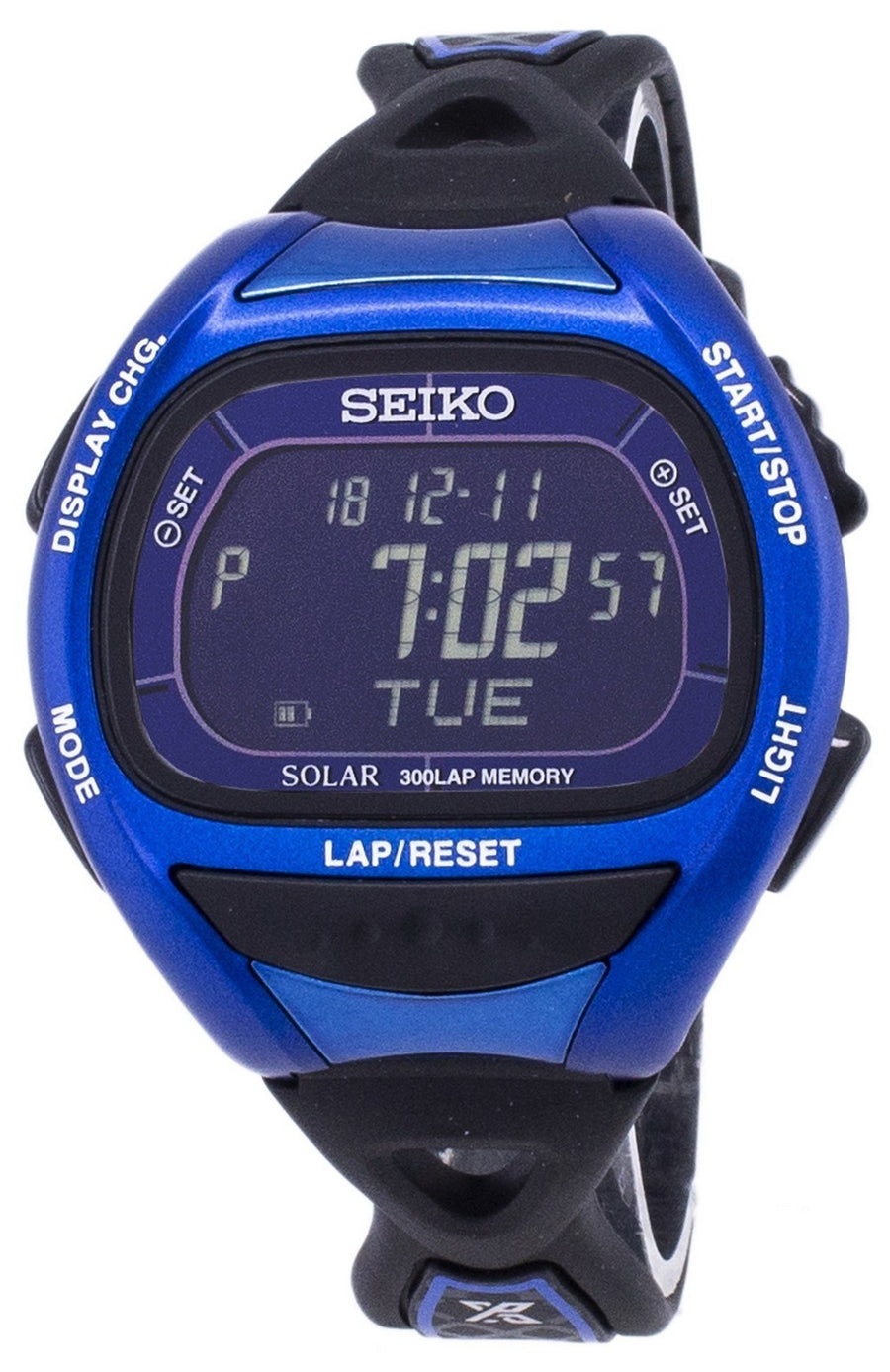 Seiko Prospex Sbef029 Super Runner Lap Memory Solar Men's Watch