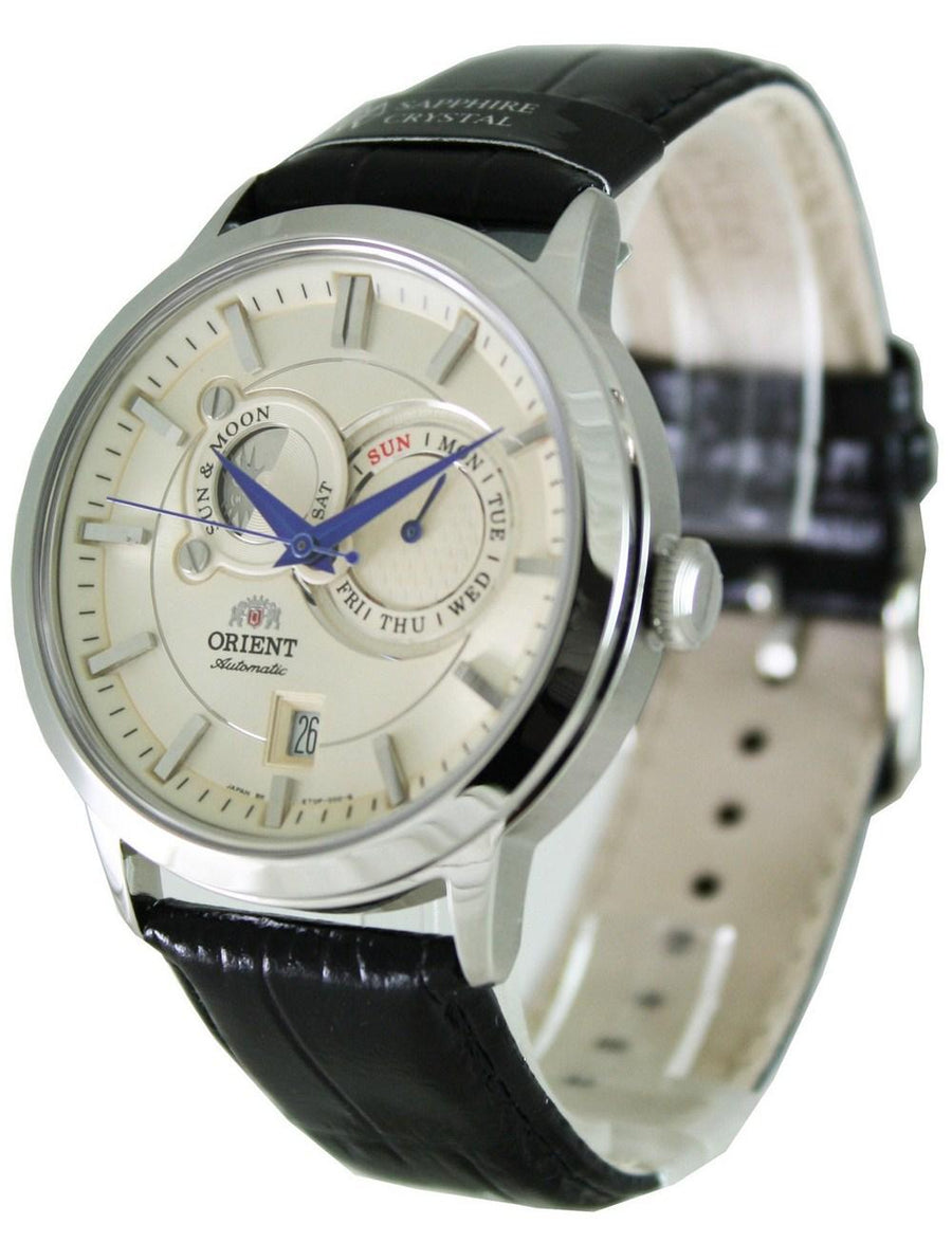 Orient Automatic Sun   Moon Set0p003w0 Mens Watch