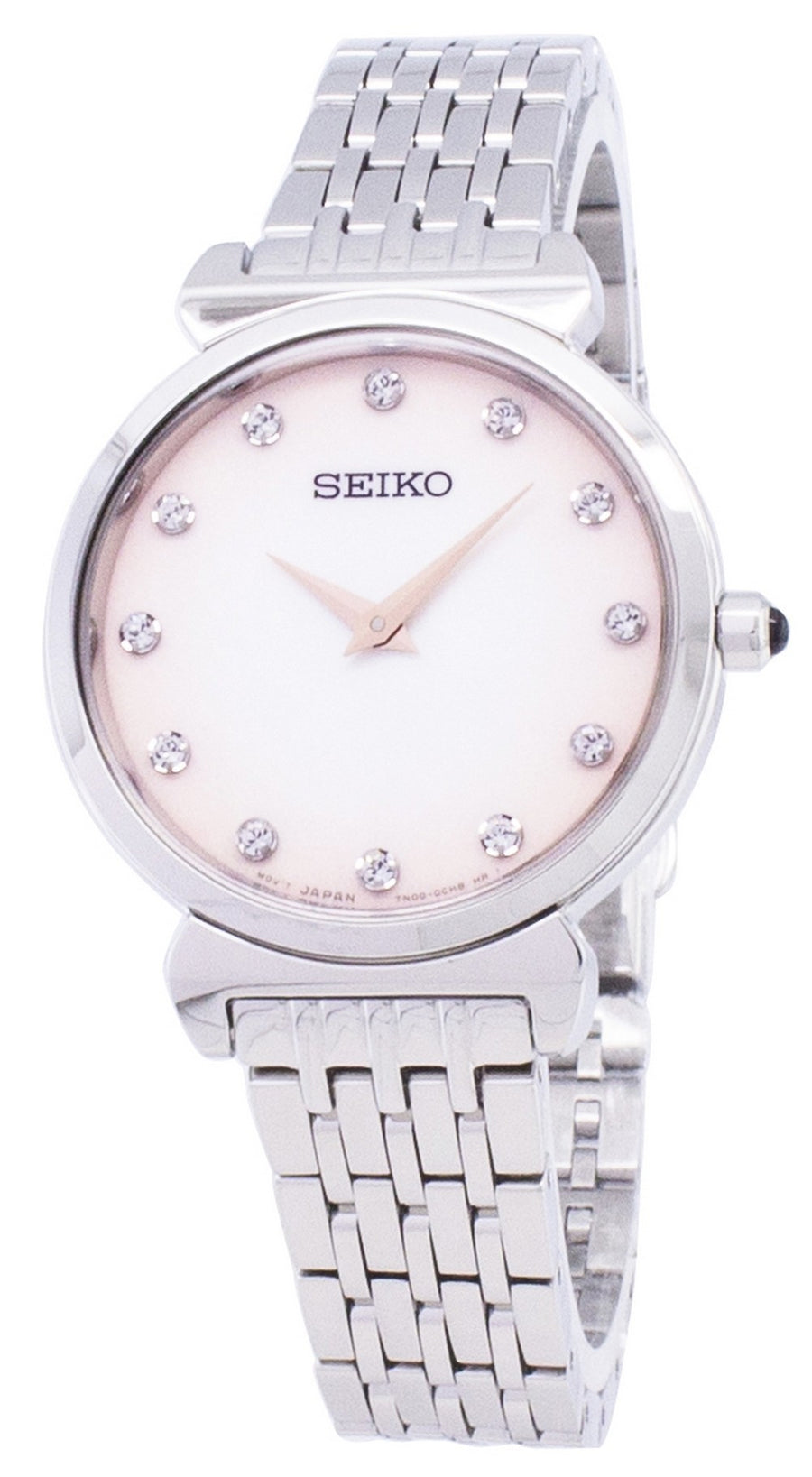 Seiko Quartz Sfq803 Sfq803p1 Sfq803p Diamond Accents Women's Watch