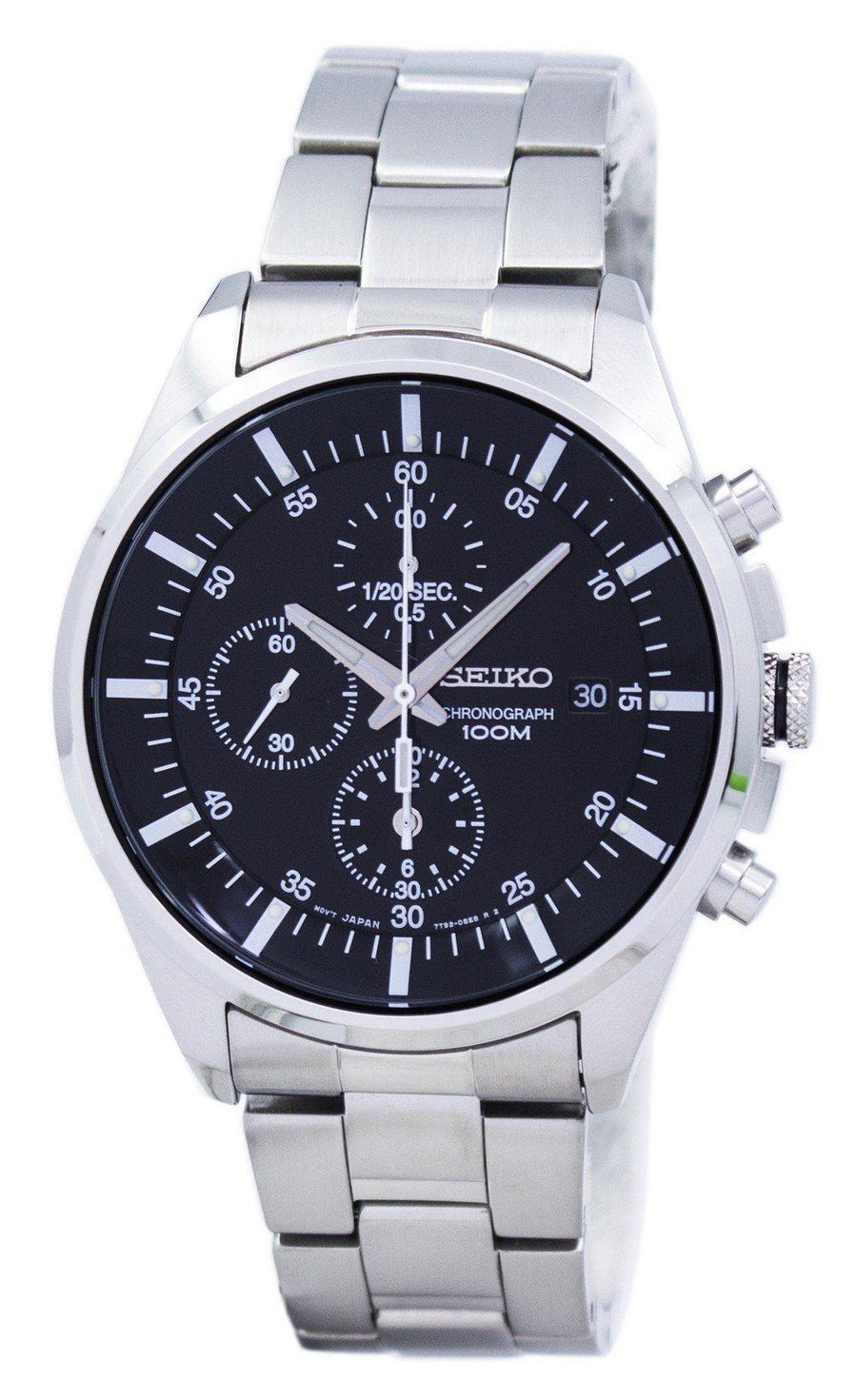 Seiko Chronograph Quartz Sndc81 Sndc81p1 Sndc81p Men's Watch