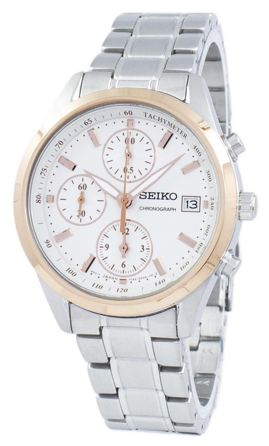 Seiko Chronograph Tachymeter Quartz Sndv56 Sndv56p1 Sndv56p Women's Watch