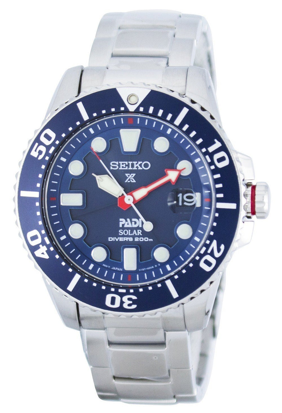 Seiko Prospex Padi Special Edition Solar Diver's 200m Sne435 Sne435p1 Sne435p Men's Watch