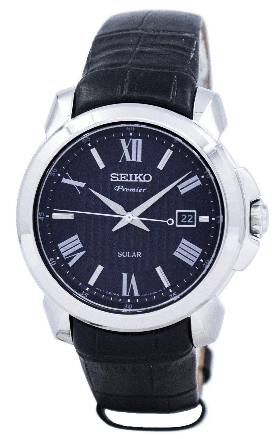 Seiko Premier Solar Sne455p2 Men's Watch