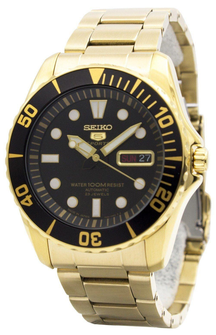 Seiko 5 Sports Automatic 23 Jewels Japan Made Snzf22  Snzf22j1 Snzf22j Men's Watch