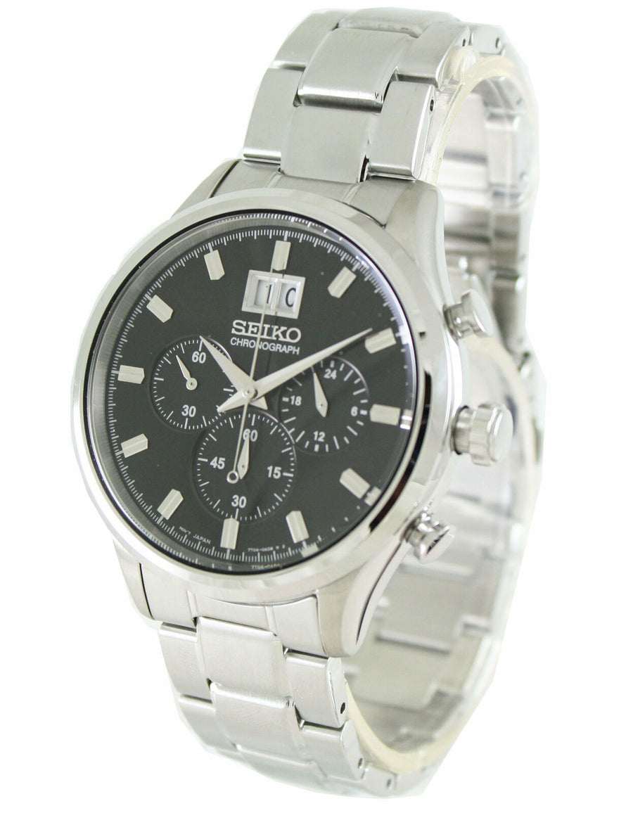 Seiko Neo Classic Chronograph Spc083 Spc083p1 Spc083p Men's Watch