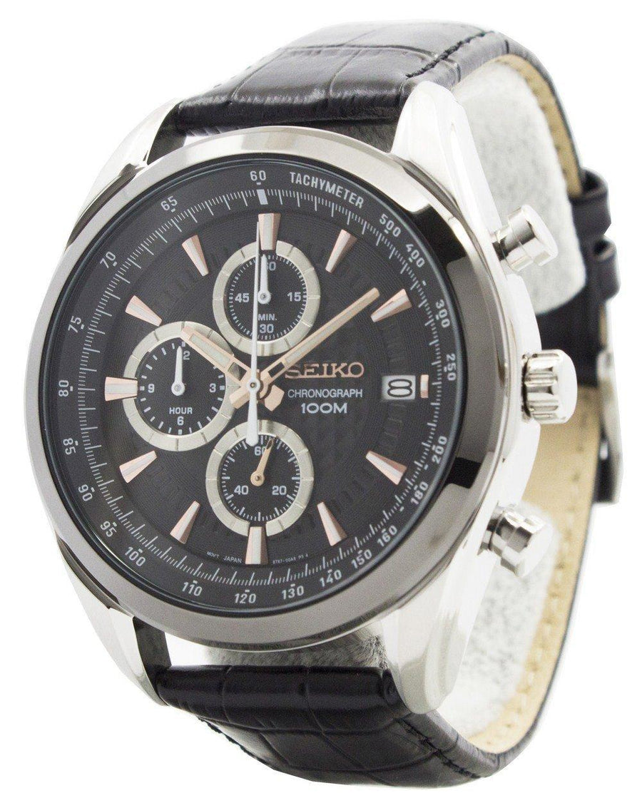 Seiko Quartz Chronograph Ssb183 Ssb183p1 Ssb183p Men's Watch