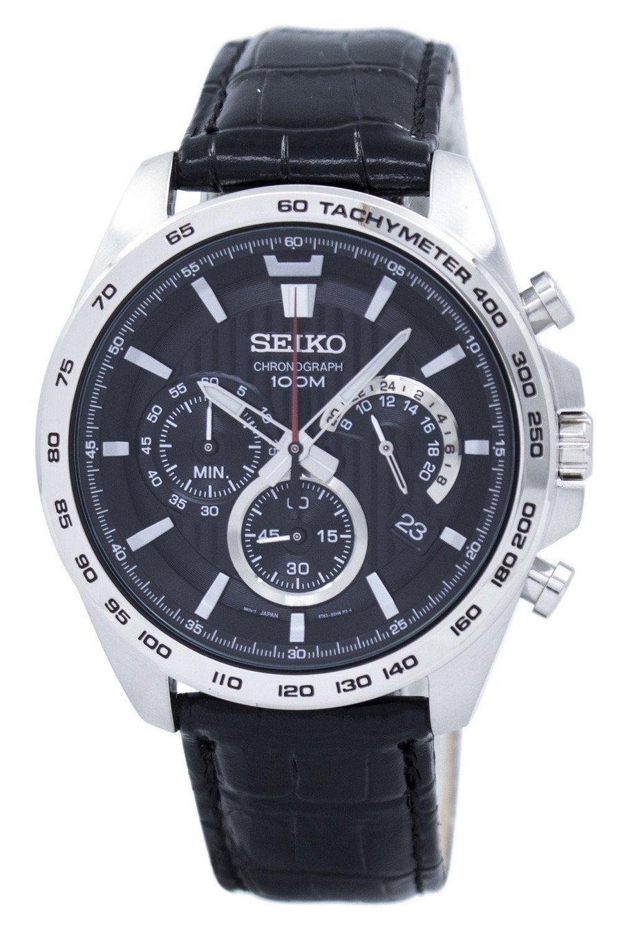 Seiko Chronograph Quartz Tachymeter Ssb305 Ssb305p1 Ssb305p Men's Watch