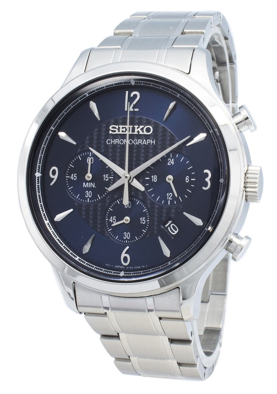 Seiko Chronograph Ssb339p Ssb339p1 Ssb339 Analog Quartz Men's Watch