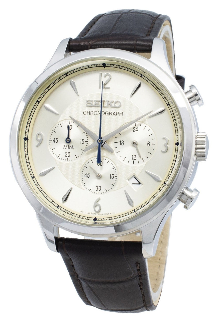 Seiko Chronograph Ssb341p Ssb341p1 Ssb341 Analog Quartz Men's Watch