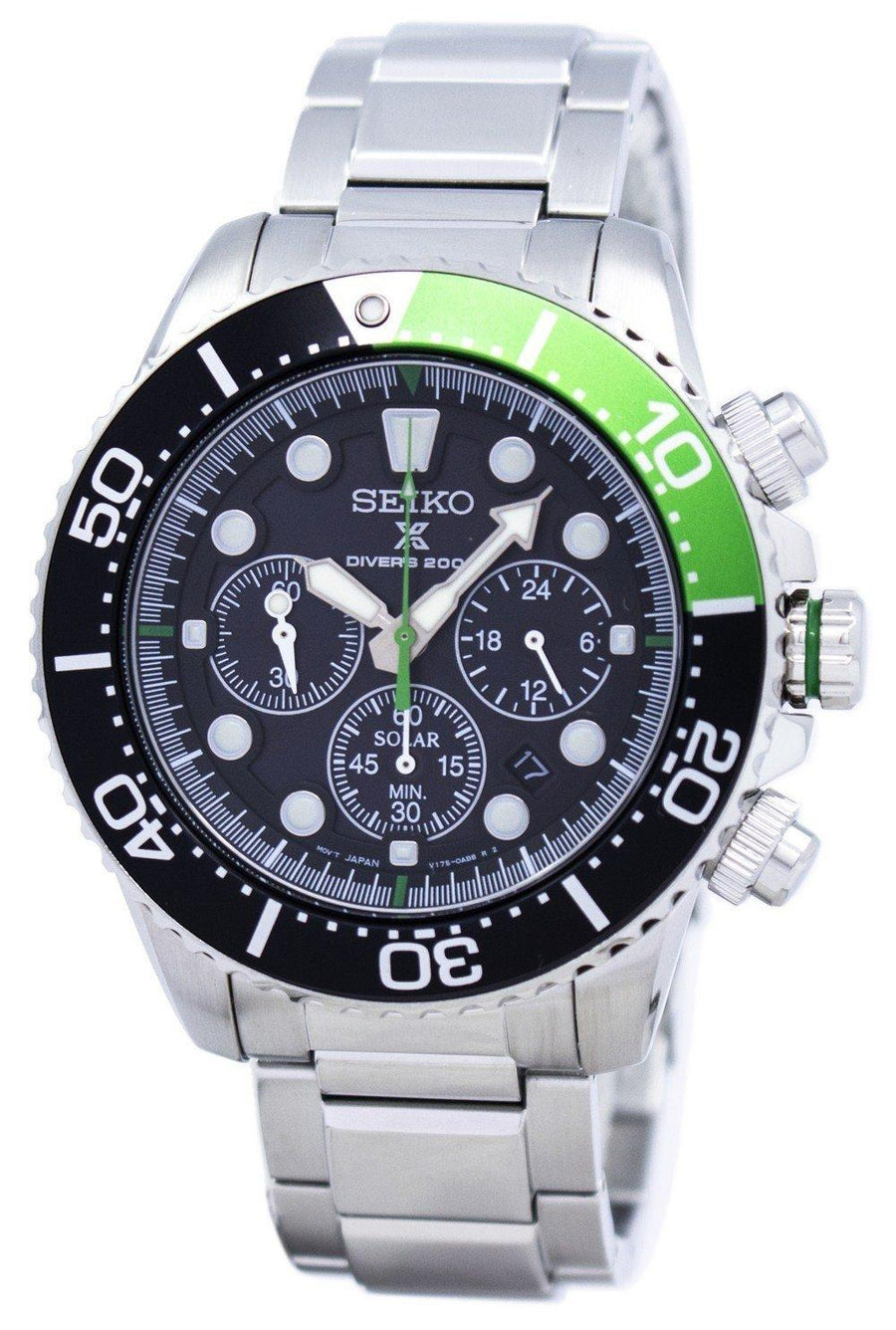 Seiko Prospex Diver's Solar Chronograph 200m Ssc615 Ssc615p1 Ssc615p Men's Watch