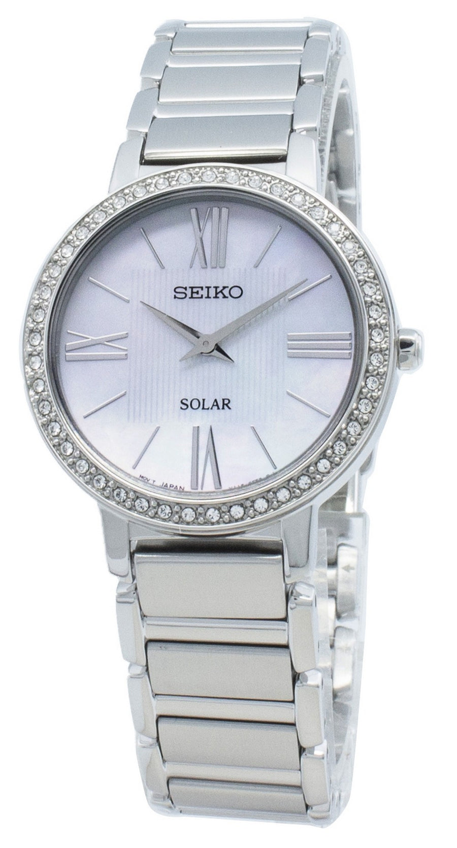 Seiko Solar Sup431 Sup431p1 Sup431p Diamond Accents Women's Watch