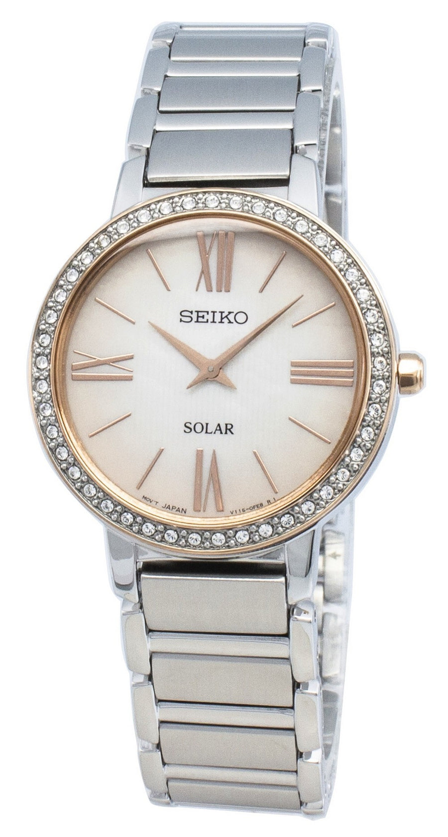 Seiko Conceptual Sup432p Sup432p1 Sup432 Diamond Accents Solar Women's Watch