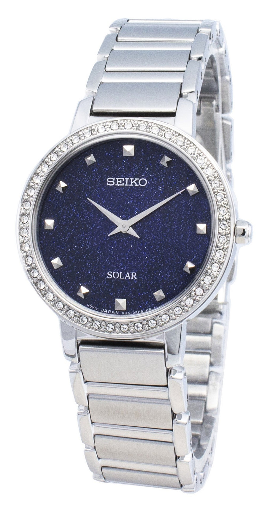 Seiko Conceptual Sup433p Sup433p1 Sup433 Diamond Accents Solar Women's Watch