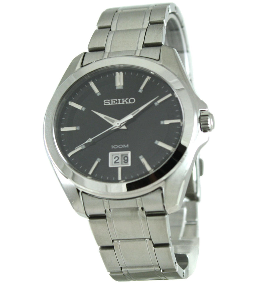 Seiko Quartz Sapphire Stainless Steel Sur009 Sur009p1 Sur009p Men's Watch