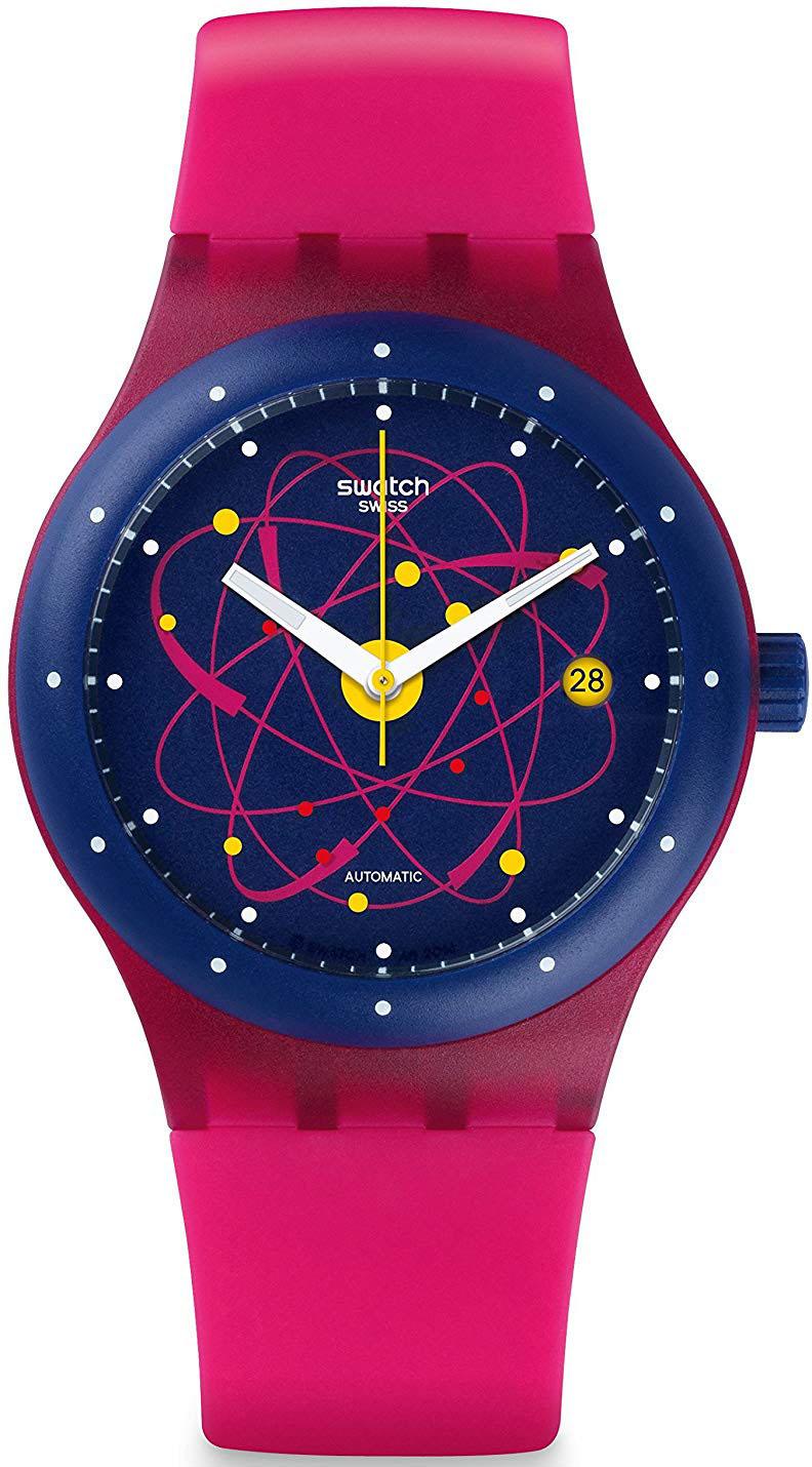 Swatch Originals Sistem Pink Automatic Sutr401 Unisex Watch