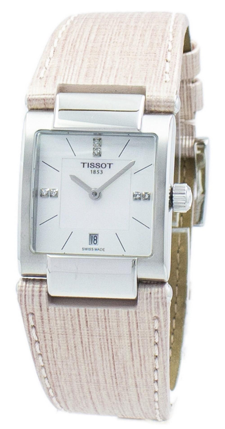 Tissot T-lady T02 Quartz Diamond Accent T090.310.16.116.00 T0903101611600 Women's Watch