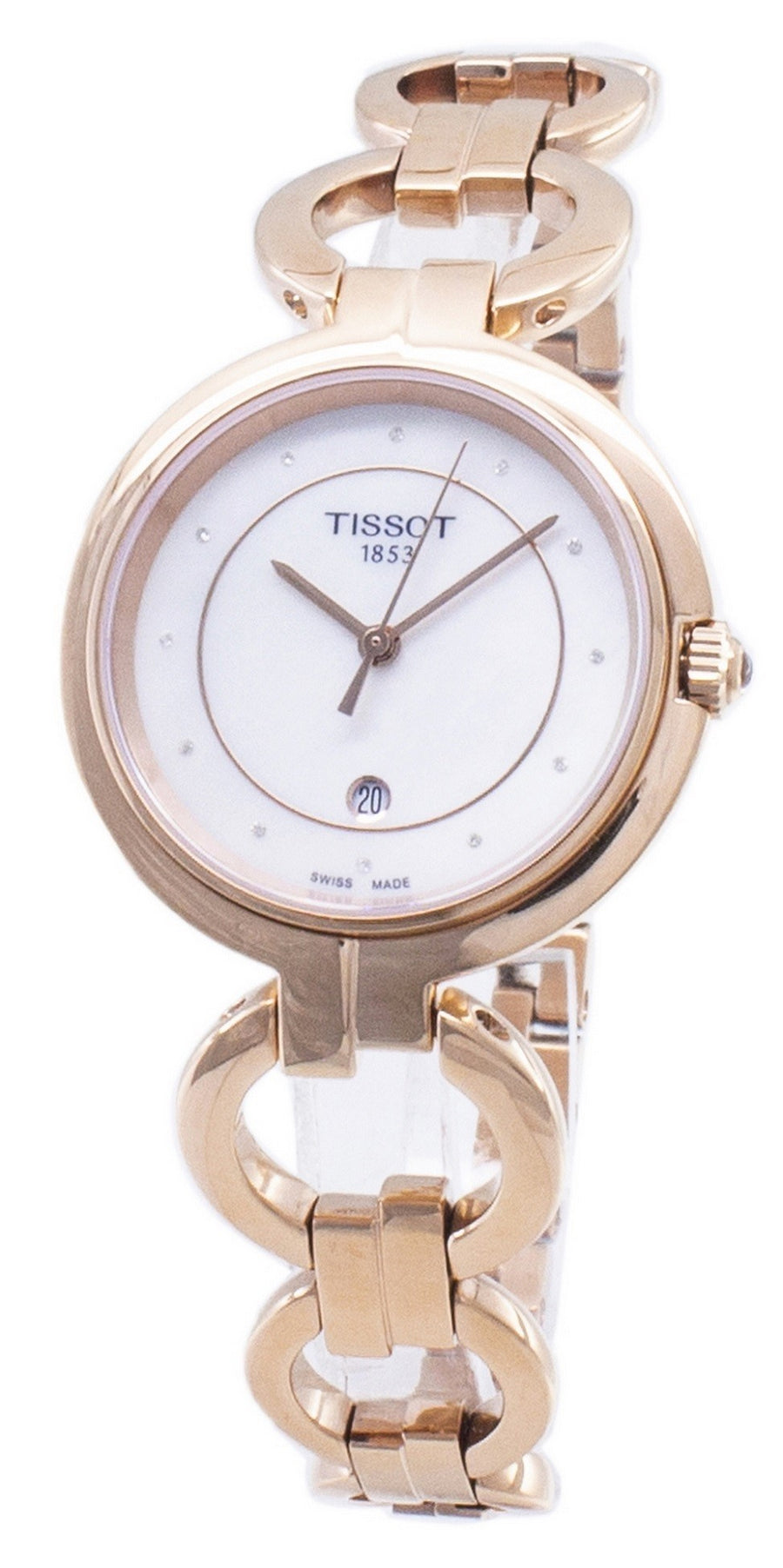 Tissot T-lady Flamingo T094.210.33.116.01 T0942103311601 Diamond Accents Women's Watch