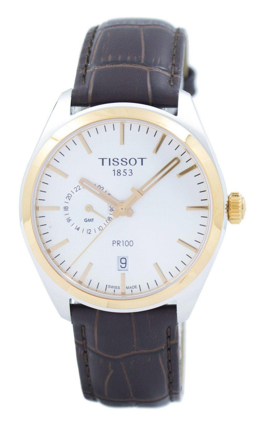 Tissot T-classic Pr 100 Dual Time Quartz T101.452.26.031.00 T1014522603100 Men's Watch