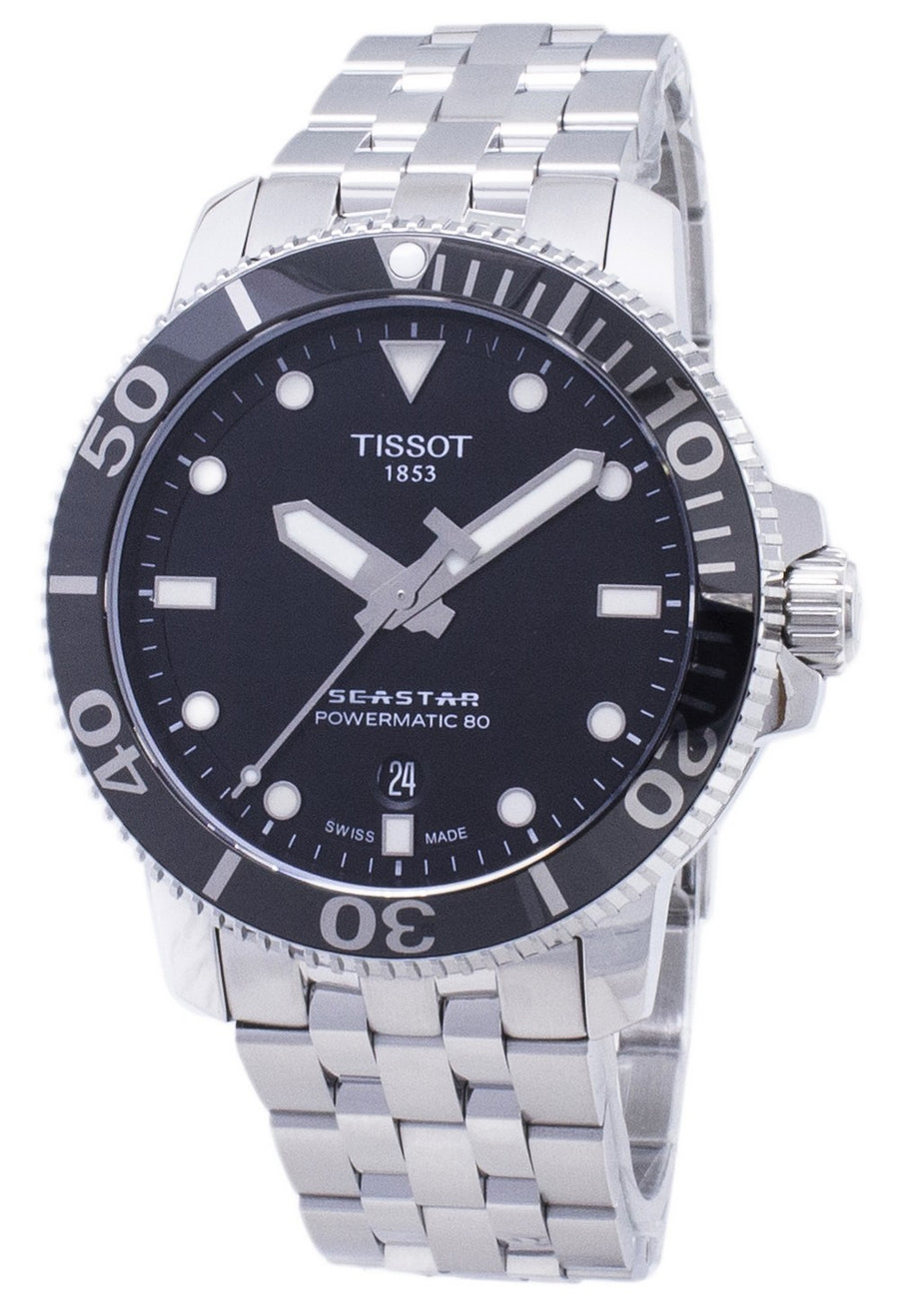 Tissot T-sport Seastar T120.407.11.051.00 T1204071105100 Powermatic 80 300m Men's Watch