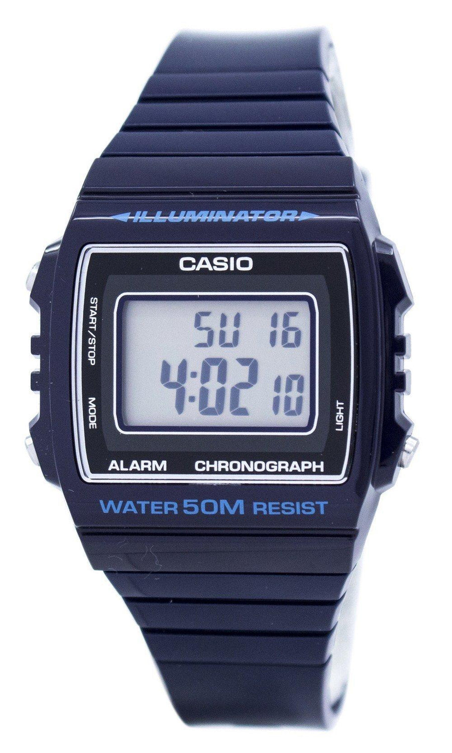 Casio Digital Alarm Chronograph W-215h-2avdf W-215h-2av Unisex Watch