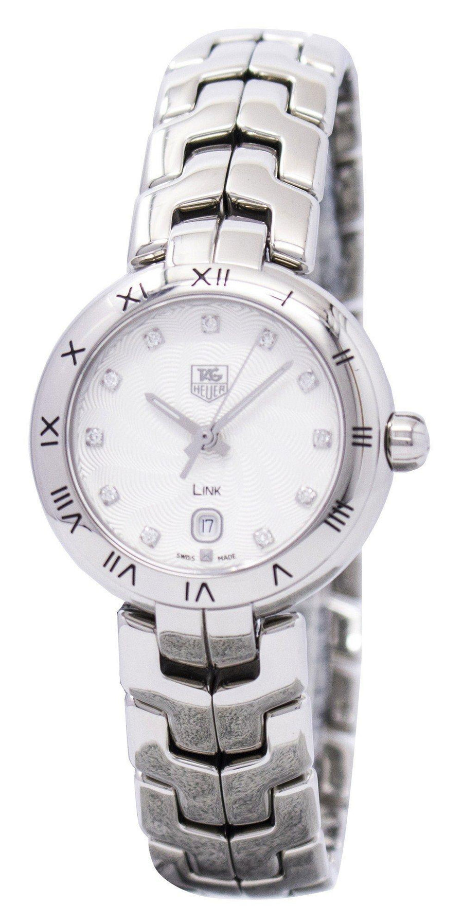 Tag Heuer Link Bracelet Diamond Dial Wat1411.ba0954 Women's Watch