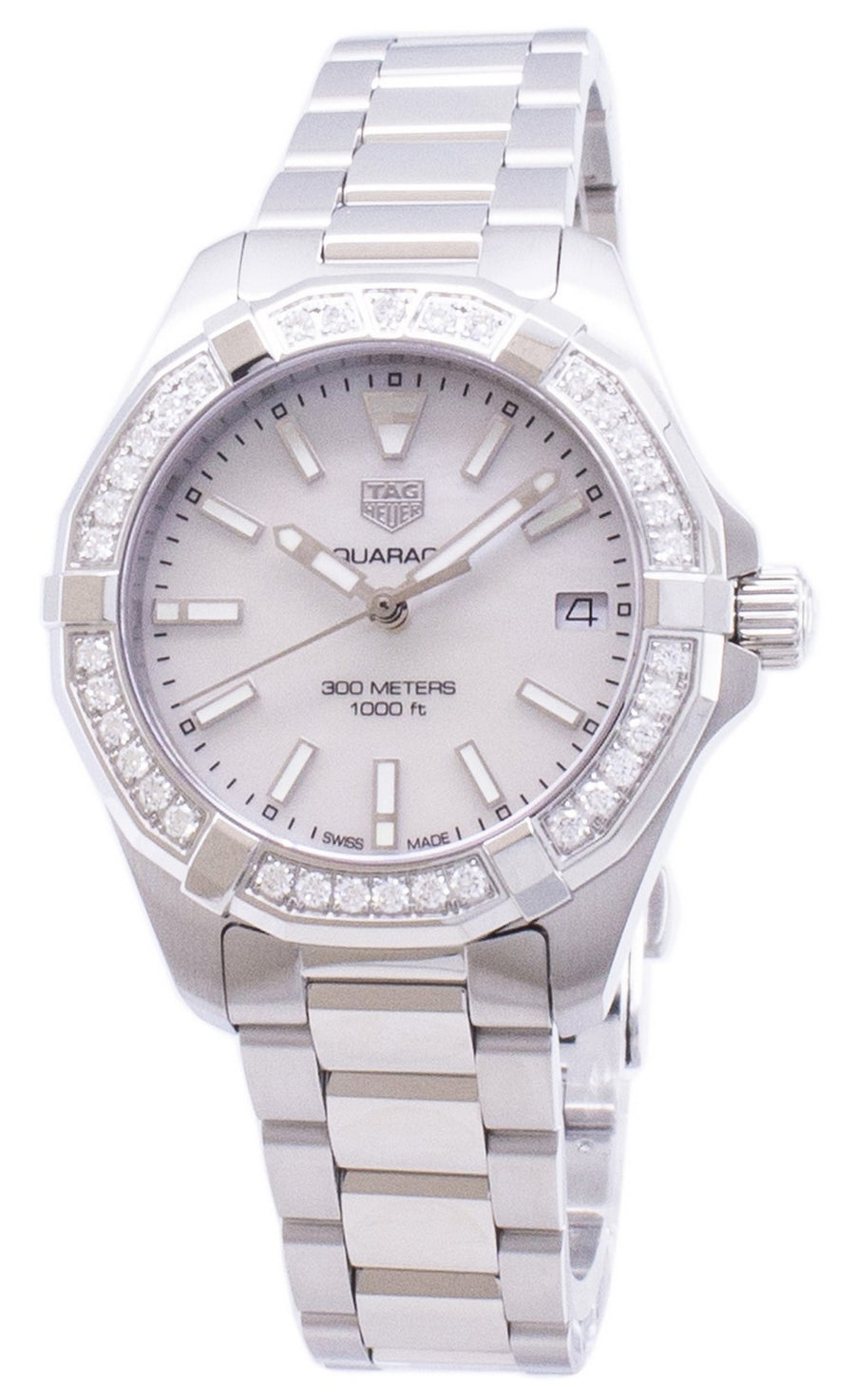 Tag Heuer Aquaracer Wbd1313.ba0740 Diamond Accents Quartz 300m Women's Watch