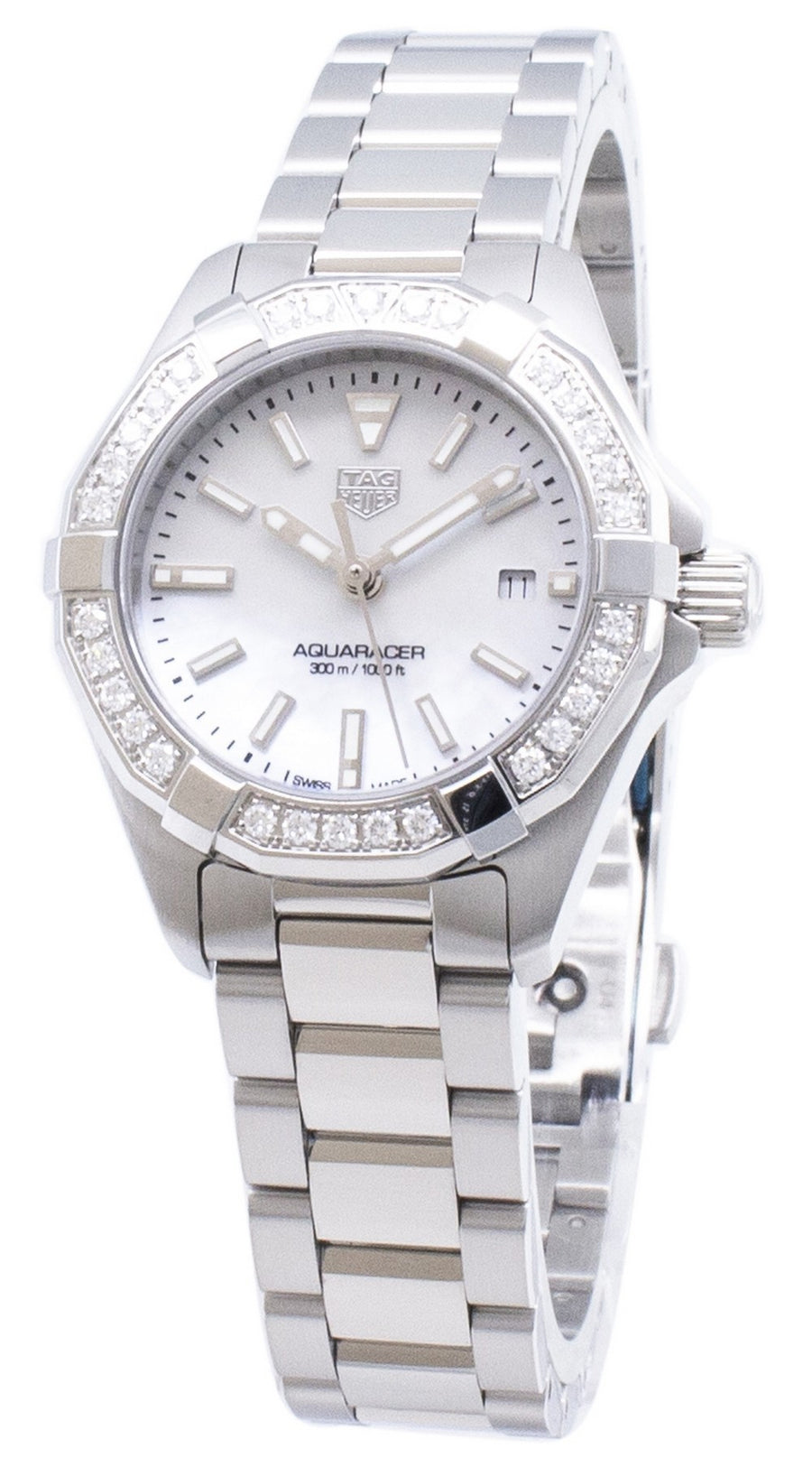 Tag Heuer Aquaracer Wbd1413.ba0741 Diamond Accents Quartz 300m Women's Watch